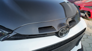 Toyota GR Yaris Front Hood Trim - Carbon Fiber